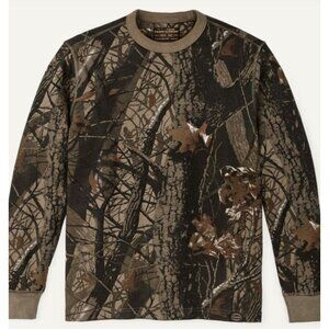 FILSON Waffle Knit Thermal Sweatshirt Real Tree Camo Size Medium